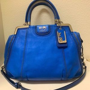 Coach Madison Pinnacle Zig-Zag Perforated Lily Carrie Satchel Limited Edition